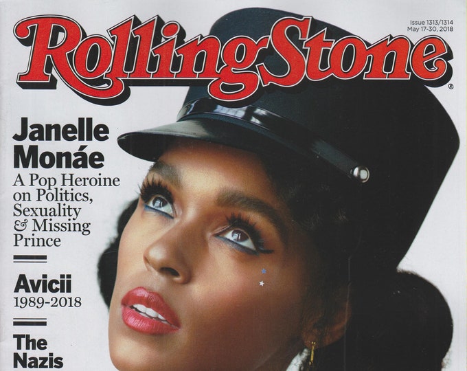 Rolling Stone May 17-30, 2018 Janelle Monae - A Pop Heroine on Politics, Sexuality and Missing Prince (Magazine: Music, Commentary)