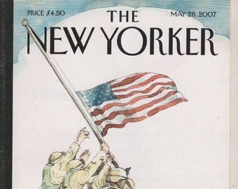 The New Yorker  May 28, 2007 Half Staff Cover, Angels and Ages, Remember This?, My Undoing, The Tintin Century (Magazine: General Interest)