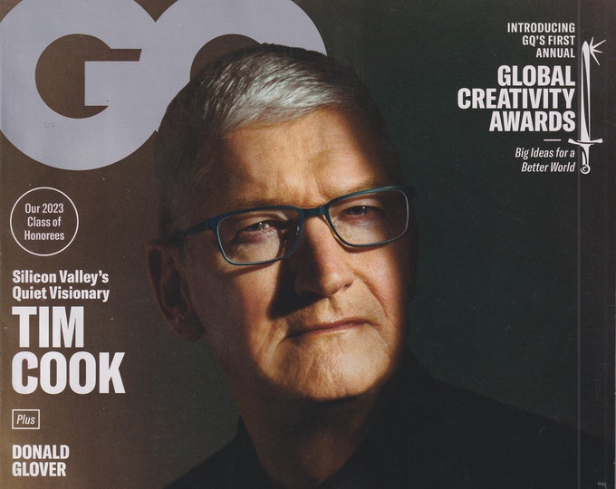 GQ April May 2023 Tim Cook, Donald Glover, Hoyeon, Karol G (Magazine: Men's)