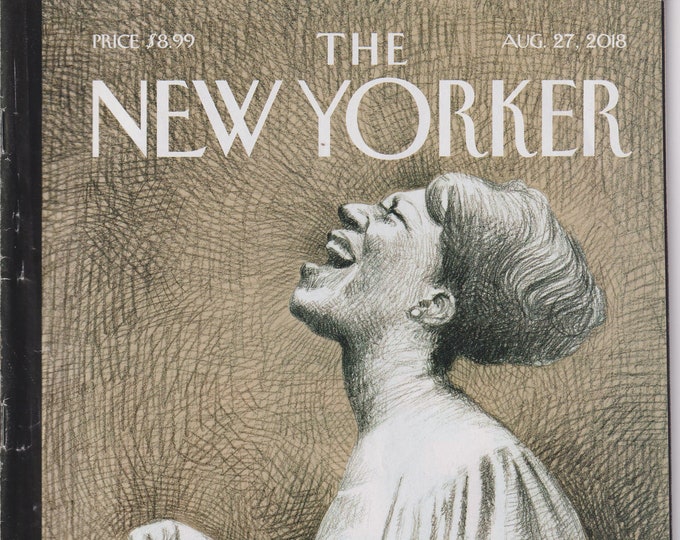 The New Yorker August 27, 2018 The Queen of Soul Cover,  Donor Class, Paul Singer, Alex Katz, Tick Check (Magazine: General Interest)
