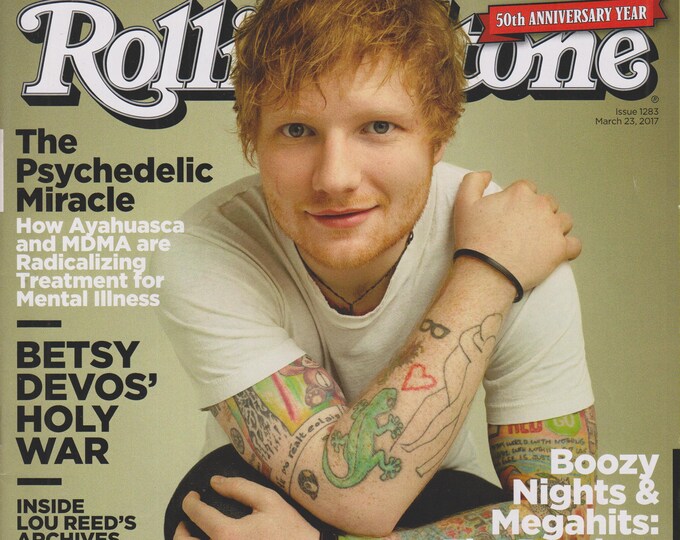 Rolling Stone March 23, 2017 The Restless Life of Ed Sheeran (Magazine: Music, Commentary)