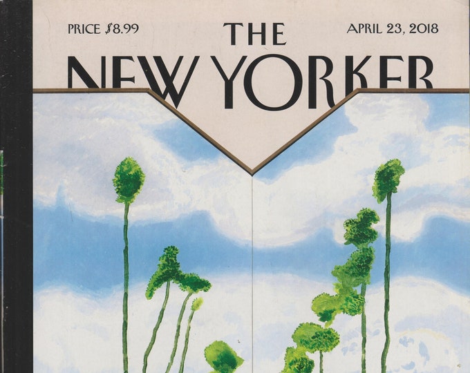 The New Yorker April 23, 2018 The Road Cover,  Water and the Wall,  Bean Freaks (Magazine: General Interest)