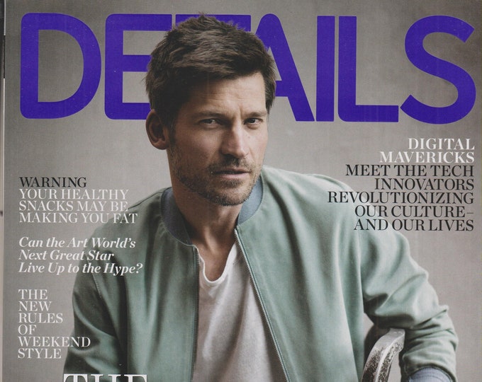 Details April 2014 Nikolaj Coster-Waldau The Swordsman Game of Thrones (Magazine: Men's, General Interest)