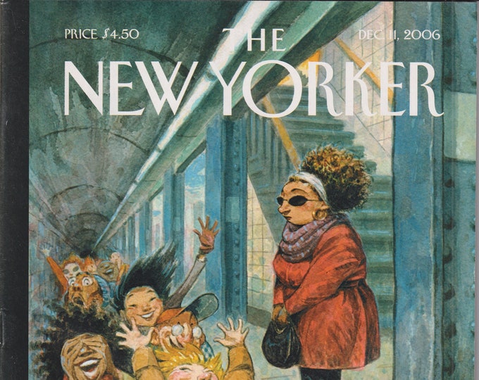 The New Yorker December 11, 2006 Rush Hour Cover, Somali Refugees, Potential Epidemics, Santa Secrets (Magazine: General Interest)