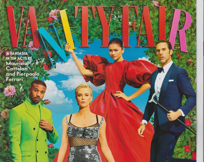 Vanity Fair The Hollywood Issue 2021 Michael B Jordan, Charlize Theron, Zendaya, Sacha Baron Cohen  (Magazine: General Interest)