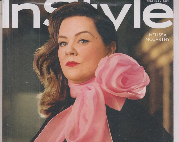 In Style February 2019 Melissa McCarthy (Magazine: Fashion)