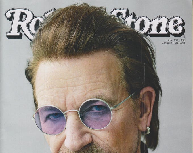 Rolling Stone January 11-25, 2018 Bono The Rolling Stone Interview (Magazine: Music, Commentary)