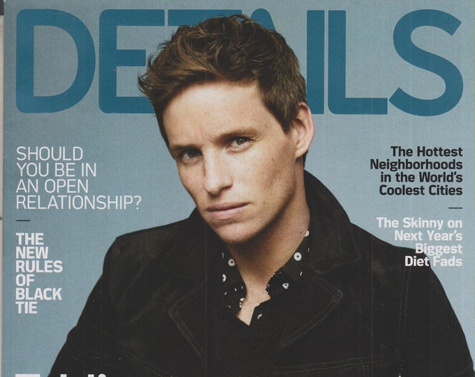 Details December 2015 January 2016   Eddie Redmayne  (Magazine: Men's, General Interest)