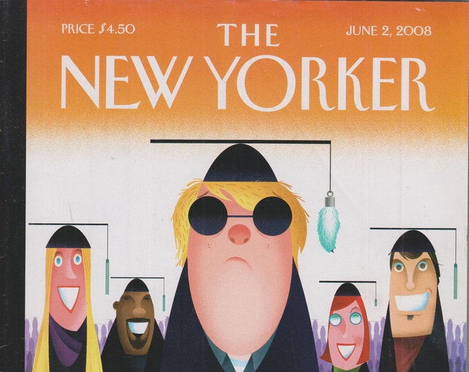The New Yorker June 2, 2008 Foot In the Door Cover, Crime Fighting Of the Future, Awake, Roger Stone (Magazine: General Interest)