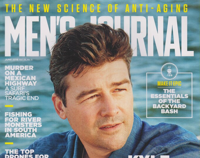 Men's Journal  June 2016 Kyle Chandler - America's Favorite Coach Takes A Walk on the Dark Side  (Magazine: Men’s)