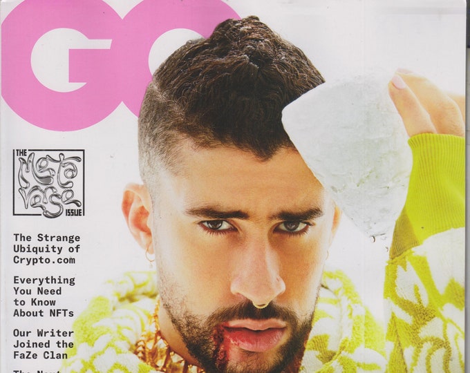 GQ June 2022 The World's Newest Superhero Bad Bunny  (Magazine: Men's, General Interest)