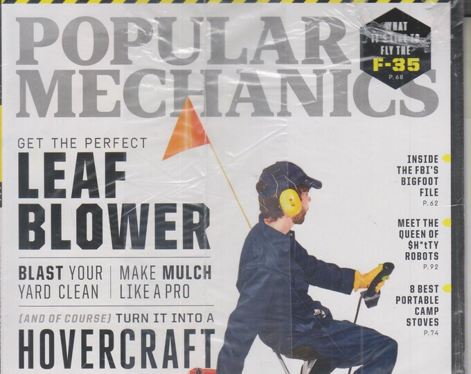Popular Mechanics October 2019 Get The Perfect Leaf Blower Turn It Into a Hovercraft   (Magazine: General Interest)