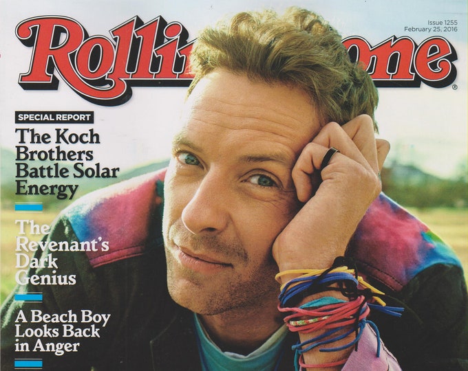 Rolling Stone February 25, 2016 Chris Martin Heartache & Healing   (Magazine: Music, Commentary)