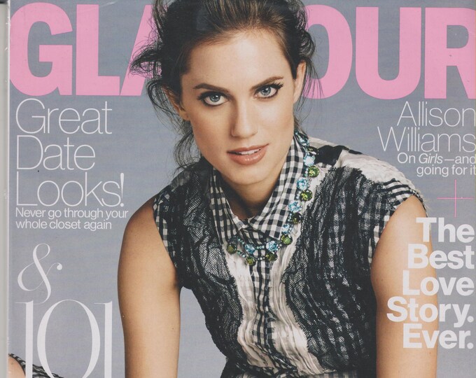 Glamour February 2015 Allison Williams on Girls - and Going For It (Magazine: Women's)