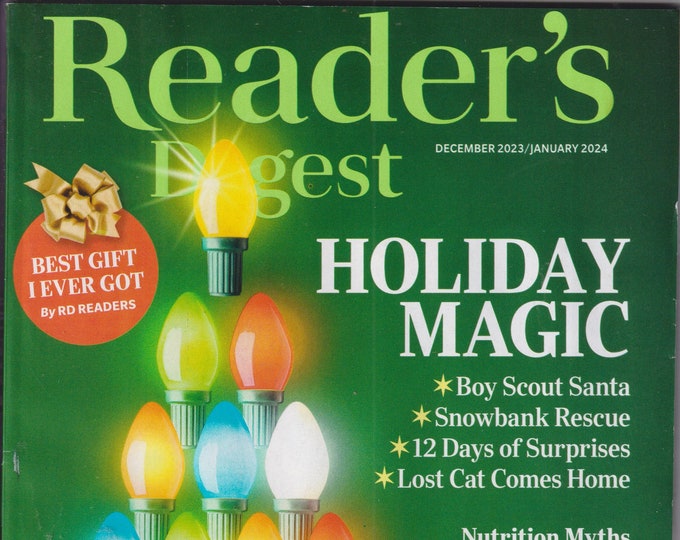 Reader's Digest December 2023 January 2024 Holiday Magic (Magazine: General Interest)