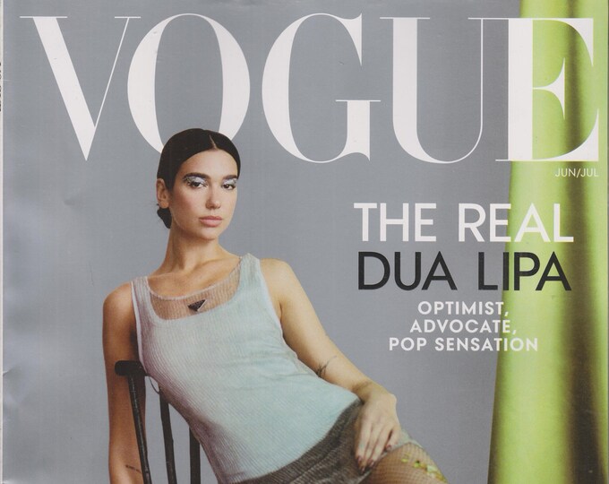 Vogue June July 2022 The Real Dua Lipa  (Magazine: Fashion)