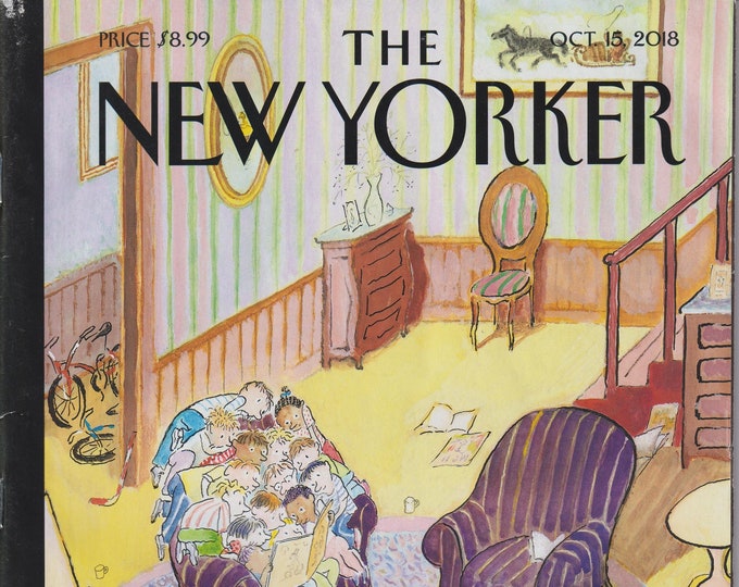 The New Yorker October 15, 2018   Reading Group Cover, Yan Lianke, Russian Banks & Trump, Ivy League (Magazine: General Interest)