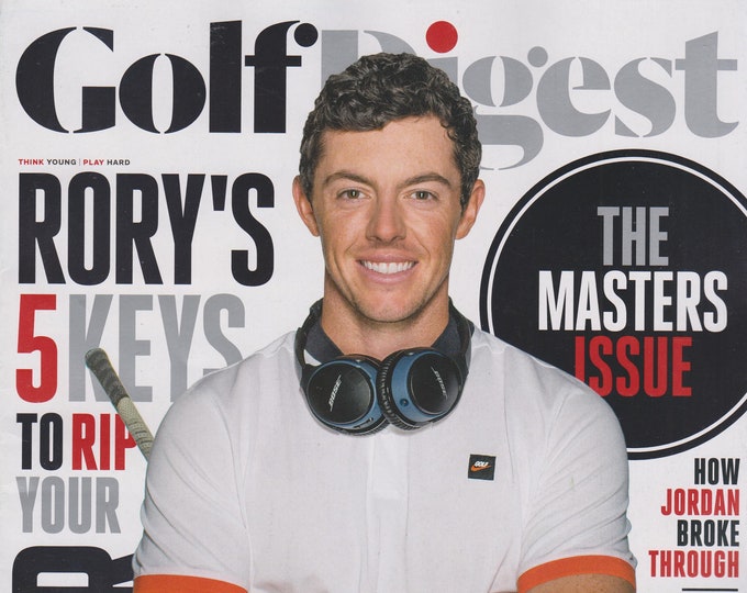 Golf Digest Masters 2016 Rory McIlroy The Masters Issue   (Magazine: Golf)