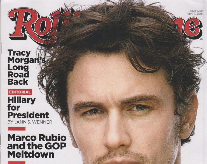 Rolling Stone April 7, 2016 The Mystery of James Franco  (Magazine: Music, Commentary)