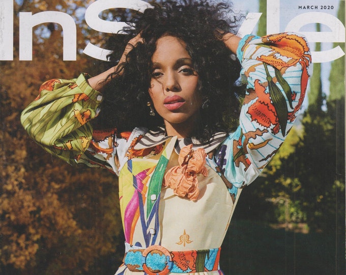 InStyle March 2020 Kerry Washington Color Us Happy  (Magazine: Fashion, Lifestyle)