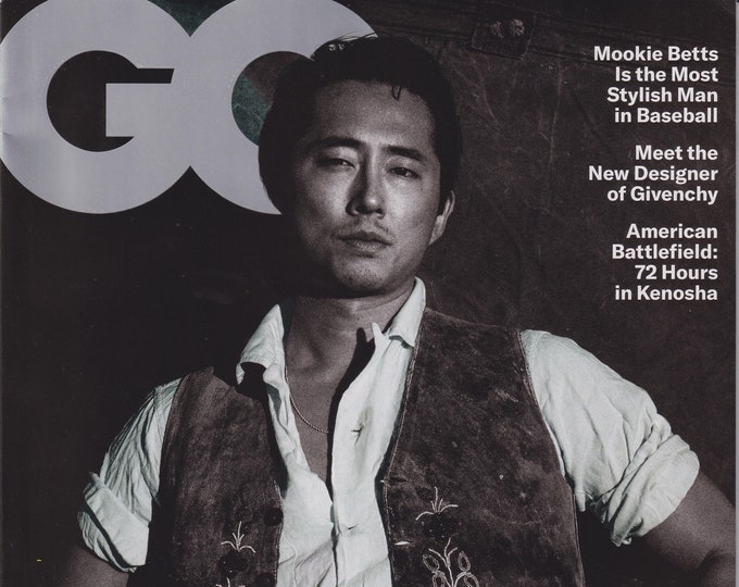 GQ April 2021 The Future Belongs to Steven Yeun  (Magazine: Men's, General Interest)