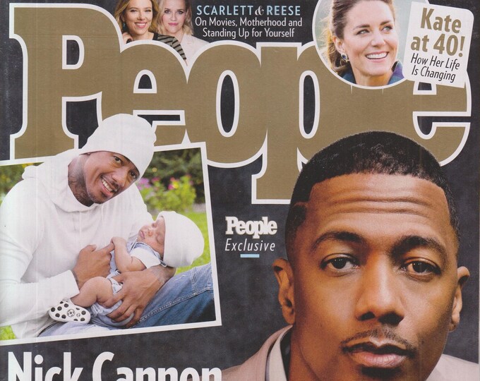 People December 27, 2021 Nick Cannon, Scarlett Johannsson, Reese Witherspoon, Princess Kate (Magazine: Celebrity, General Interest)