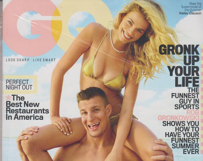 GQ June 2016 Rob Gronkowski  - Gronk Up Your Life (Magazine: Men's Interest)
