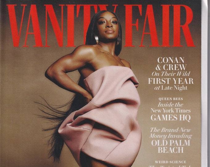 Vanity Fair February 2024 Simone Biles, Conan, Games HQ, Old Palm Beach (Magazine:General Interest)