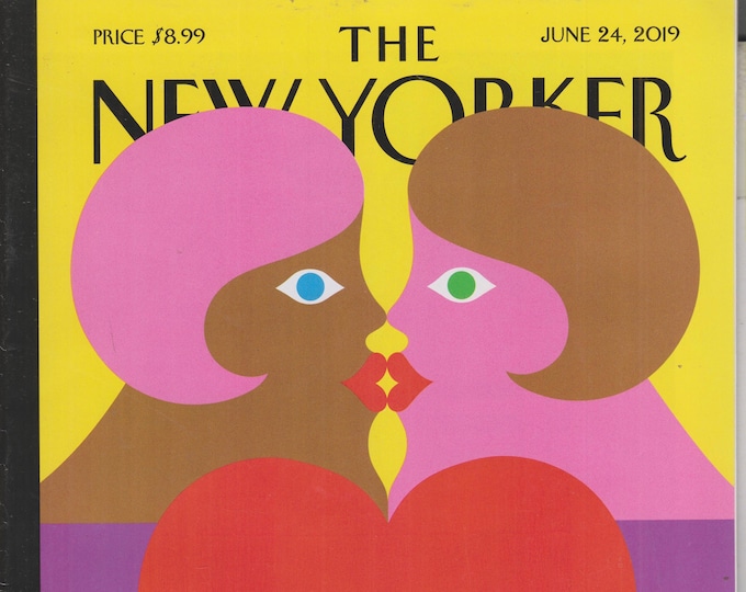 The New Yorker June 24, 2019 Heartfelt Cover,  Easy Listening, Elizabeth Warren, The Masters (Magazine: General Interest)