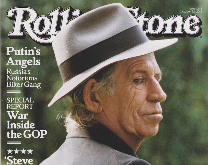 Rolling Stone October 22, 2015 Keith Richards All Down The Line   (Magazine: Music, Commentary)
