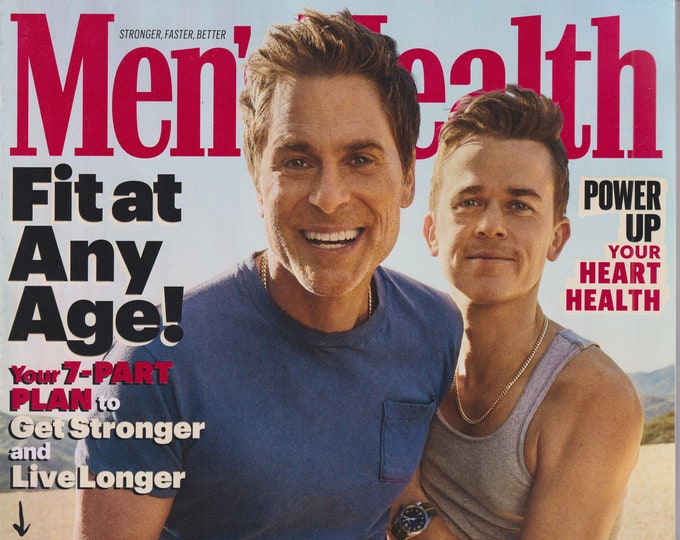 Men's Health April 2023 Rob Lowe, John Owen Lowe Fit At Any Age (Magazine: Health, Fitness)