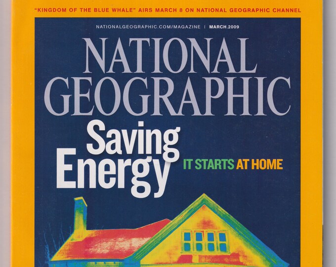 National Geographic March 2009 Saving Energy, Canadian Oil Boom, Jaguar  (Magazine: Nature, Geography)