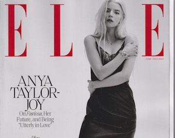 Elle June July 2024 Anya Taylor-Joy, Hollywood Rising (Magazine:  Fashion, Life Style)