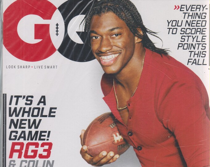GQ September 2013 Robert Griffin III RG3 - It's A Whole New Game! (Magazine: Men's Interest)