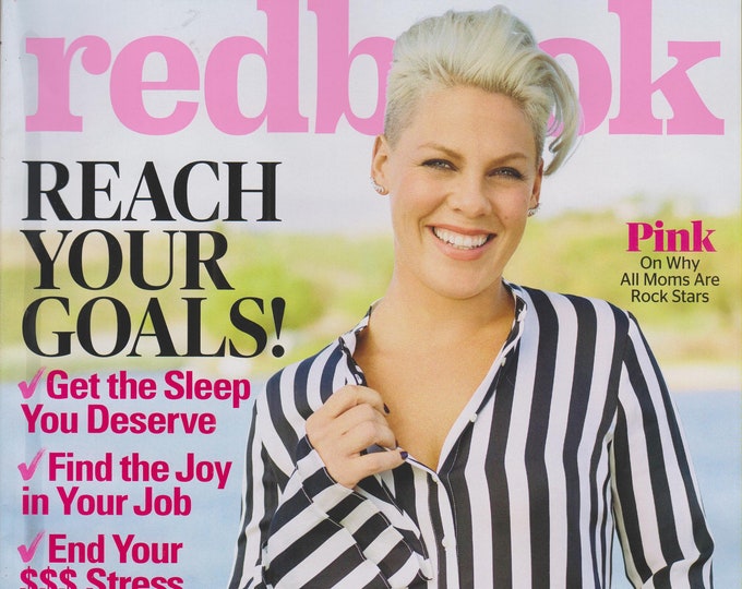 Redbook June 2018 Pink on Why All Moms Are Rock Stars