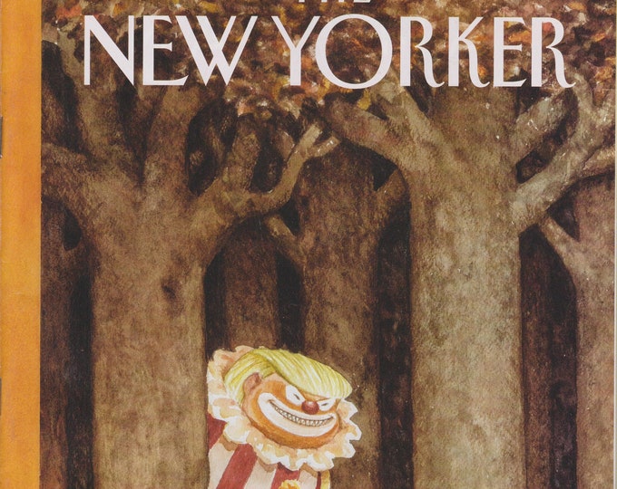 The New Yorker October 30, 2017 Cover - October Surprise; The Ghost Scam