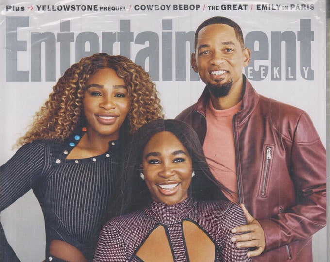 Entertainment Weekly December 2021 Serena Williams, Venus Williams, Will Smith  (Magazine: Movies, TV, Celebrities)