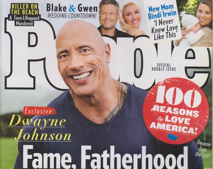 People June 28, 2021 Dwayne Johnson, 100 Reasons to Love America!   (Magazine: Celebrity, General Interest)