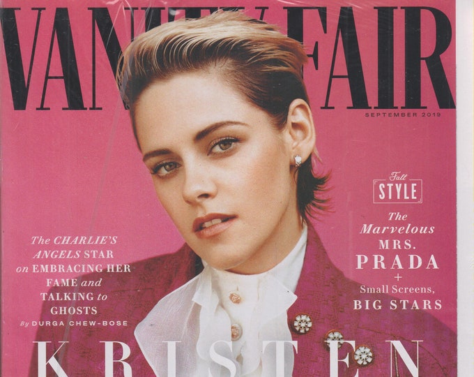 Vanity Fair September 2019 Kristen Stewart (Magazine: General Interest)