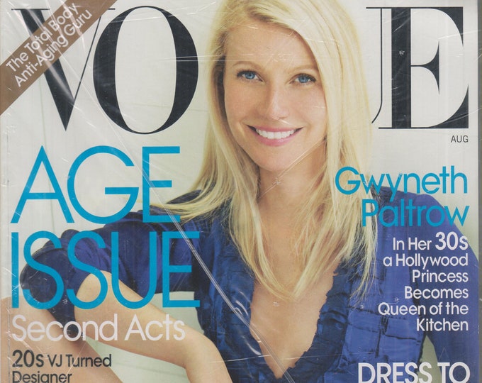 Vogue August 2010 Gwyneth Paltrow  - Age Issue Second Acts   (Magazine: Fashion)