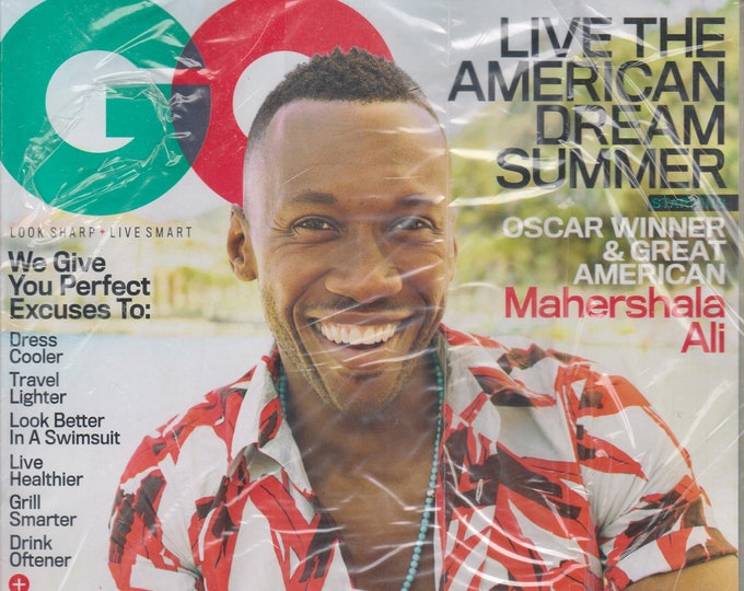 GQ July 2017 Mahershala Ali - Live the American Dream Summer (Magazine: Men's Interest)