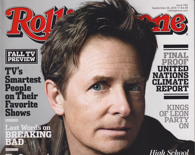 Rolling Stone September 26, 2013 The Triumph of Michael J. Fox  (Magazine: Music, Commentary)