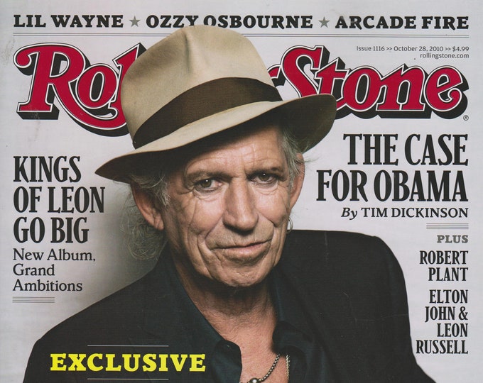 Rolling Stone October 28, 2010 The Memoirs of Keith Richards  (Magazine: Music, Commentary)