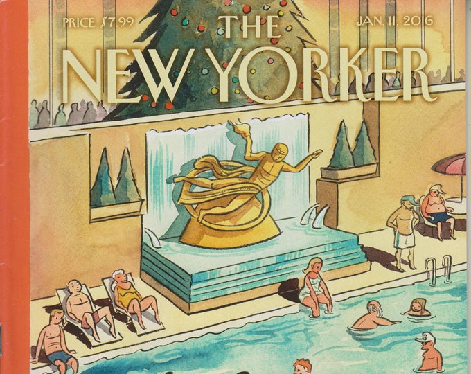 The New Yorker January 11, 2016. Saudi Arabian Female Attorneys; Rock-Climbing Prodigy; Simon Rich Humor, 'Day of Judgment