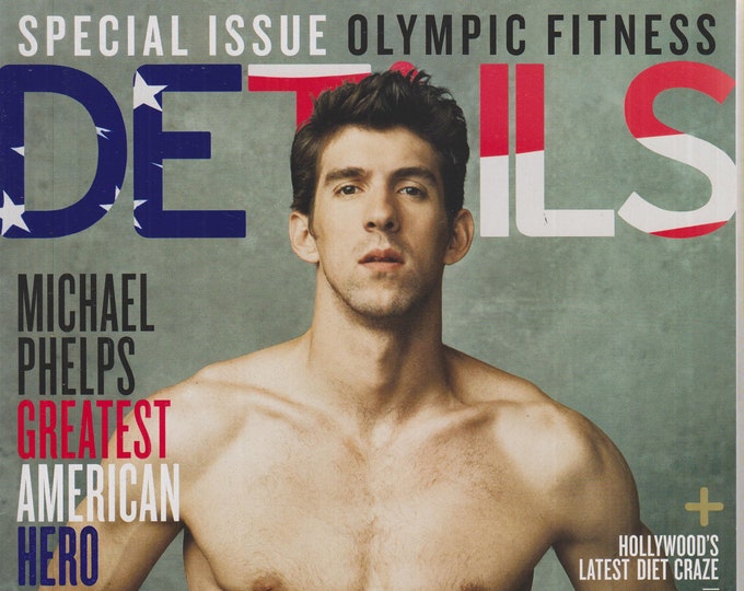 Details August 2012 Michael Phelps Greatest American Hero (Magazine: Men's, General Interest)