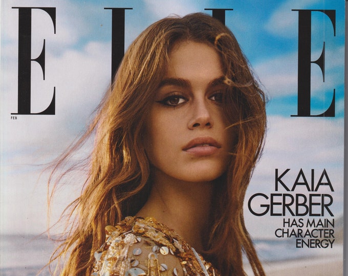 Elle February 2023 Kaia Gerber, Spring Fashion, Jordan Turpin  (Magazine: Women's, Fashion)