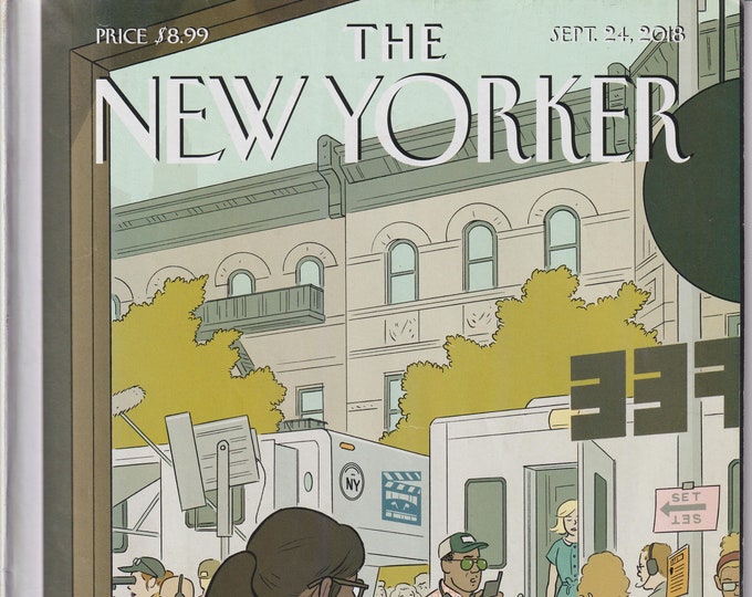 The New Yorker September 24, 2018 Fourth Wall Cover, Carrie Coon, Christian Rock, Sarah Huckabee Sanders  (Magazine: General Interest)