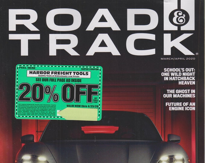 Road & Track March April 2020 Crushing Speed - Testing Porsche's 750-HP Taycan Turbo S (Magazine: Cars, Automotive)