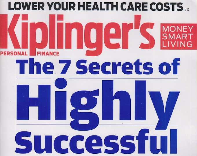 Kiplinger's November 2019 The 7 Secrets of Highly Successful Investors (Magazine: Personal Finance)