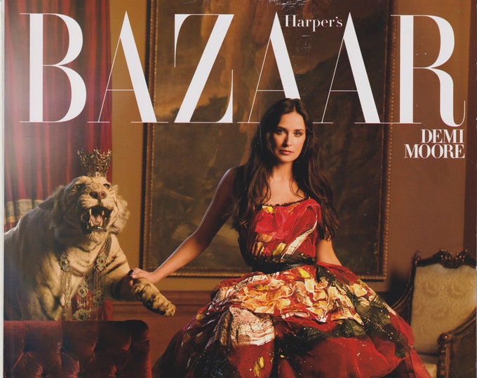 Harper's Bazaar April 2008 Demi Moore - Fabulous Fashion  (Magazine: Fashion)